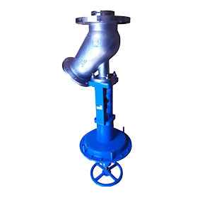 y type flush bottom tank valve